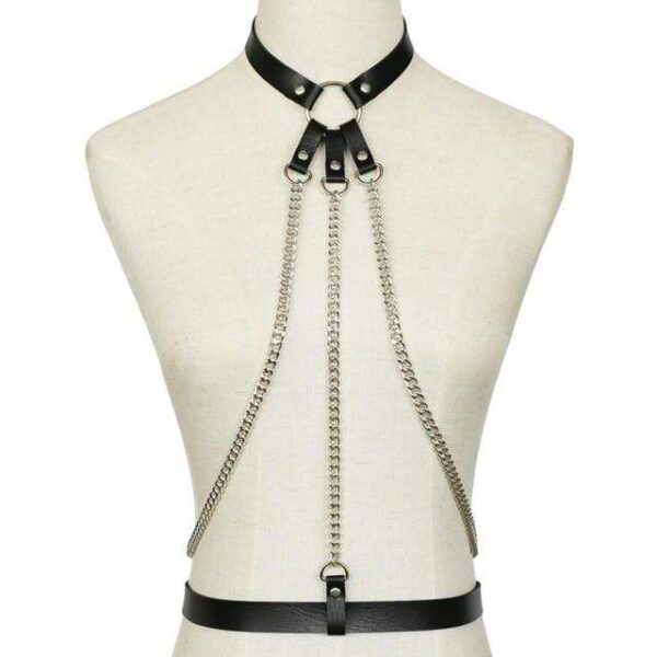 Kinky Cloth Black Dungeoness Harness