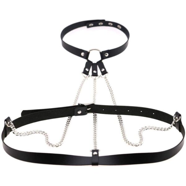 Kinky Cloth Black Dungeoness Harness