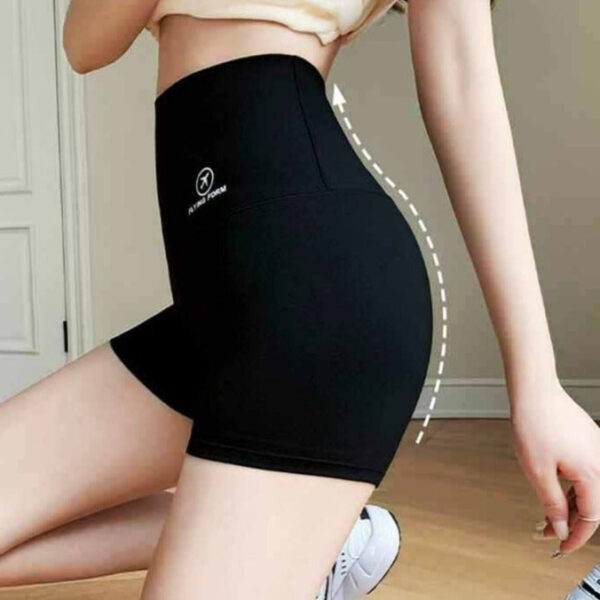 Kinky Cloth Elastic Lift Up Flat Belly Shorts