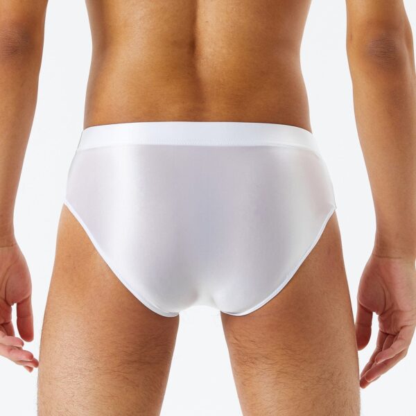 Kinky Cloth Elastic Waistband Men's Glossy Briefs