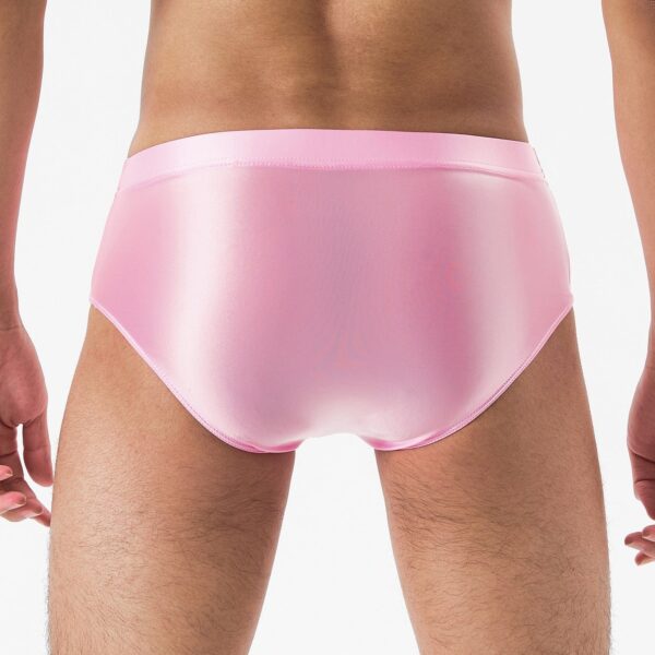 Kinky Cloth Elastic Waistband Men's Glossy Briefs