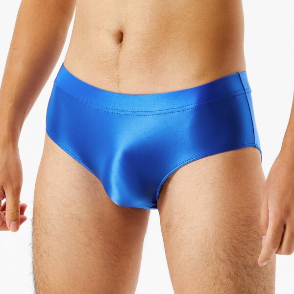 Kinky Cloth Elastic Waistband Men's Glossy Briefs