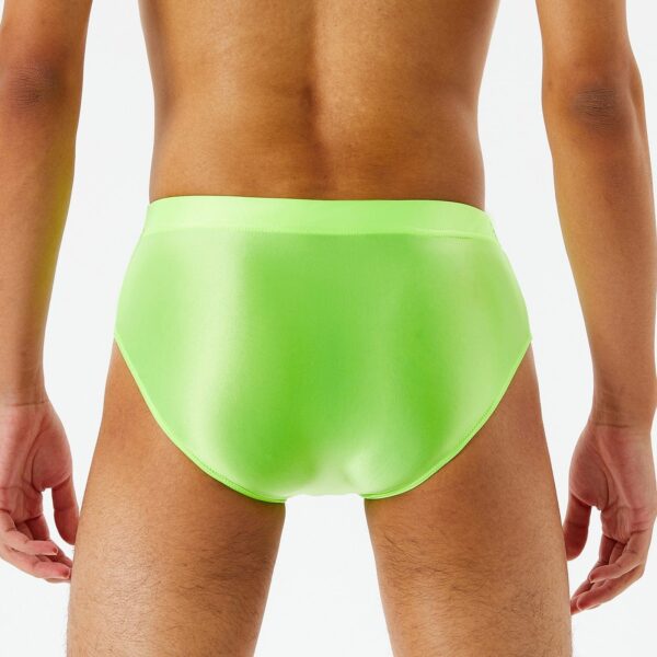 Kinky Cloth Elastic Waistband Men's Glossy Briefs