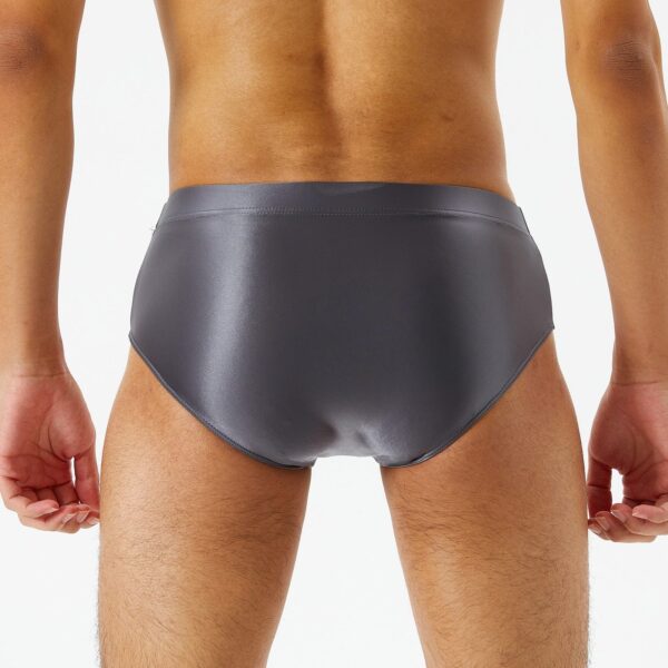 Kinky Cloth Elastic Waistband Men's Glossy Briefs