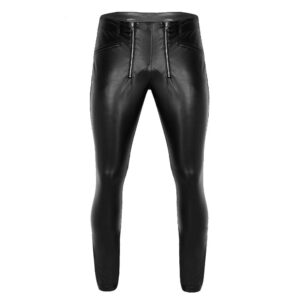 Kinky Cloth M Faux Leather Tight Legging Trousers