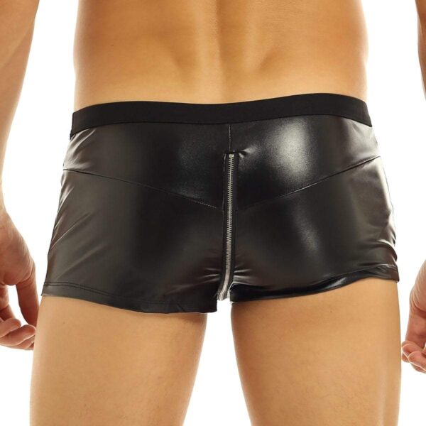 Kinky Cloth 200001868 Faux Leather Zipper Boxer Shorts