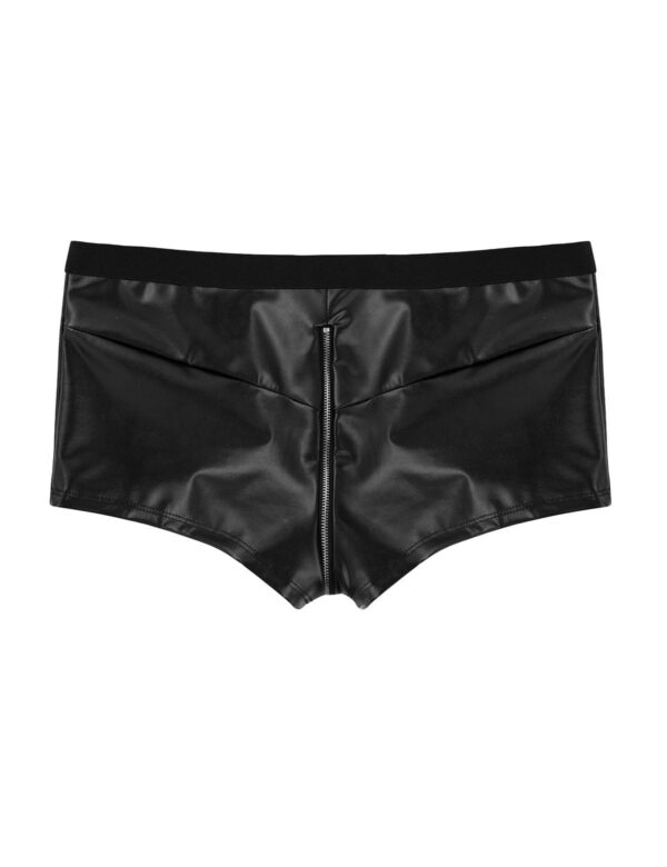 Kinky Cloth 200001868 Faux Leather Zipper Boxer Shorts