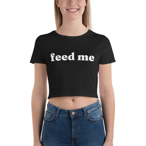 Kinky Cloth Feed Me Crop Top Tee