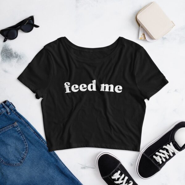 Kinky Cloth Feed Me Crop Top Tee