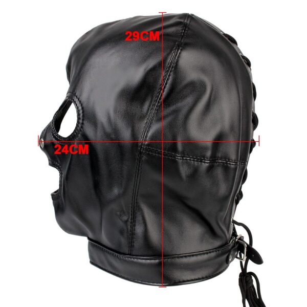 Kinky Cloth Fetish Headgear Mask Leather