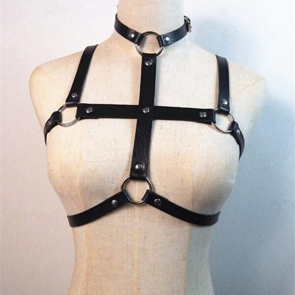 Kinky Cloth 200003585 Fetish Men Leather Harness Belt