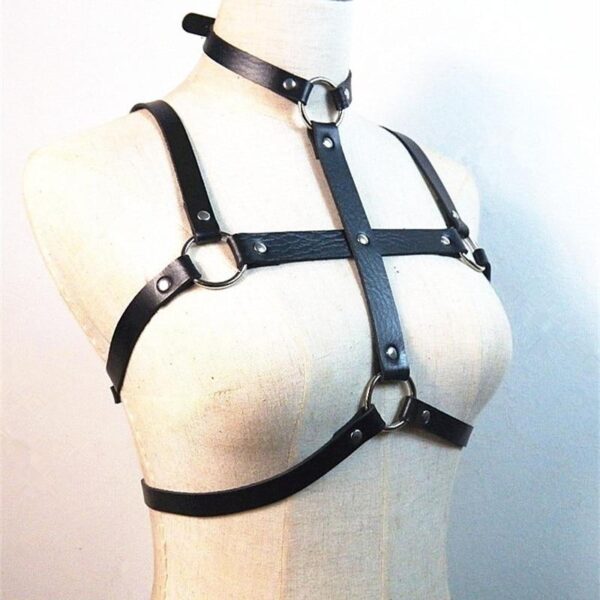 Kinky Cloth 200003585 Fetish Men Leather Harness Belt