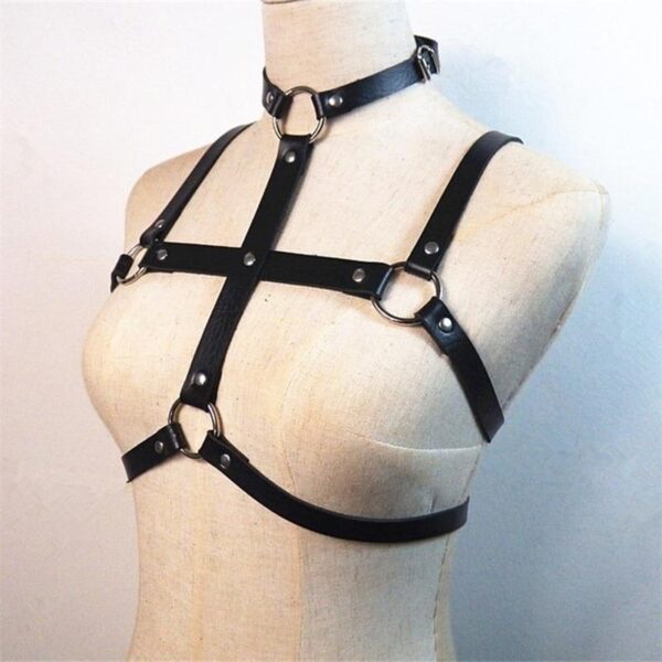 Kinky Cloth 200003585 Fetish Men Leather Harness Belt