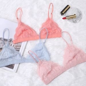 Kinky Cloth Floral Lace Bra Thin  Bralette