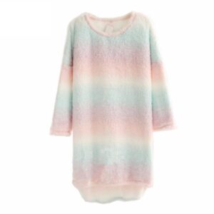 Kinky Cloth 200000347 Fluffy Rainbow Ice Cream Fleece Dress