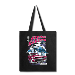 SPOD Tote Bag Flying Saucers Comic Book Tote Bag