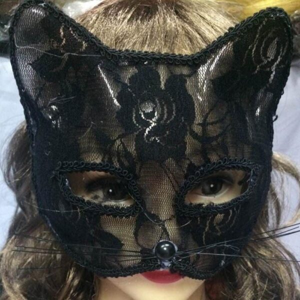 Kinky Cloth Fox Lace Costume Mask