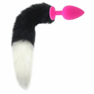 Black & White Duo Tail Plug | Buy Online | Kinky Cloth