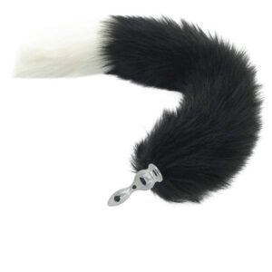 Black & White Duo Tail Plug | Buy Online | Kinky Cloth