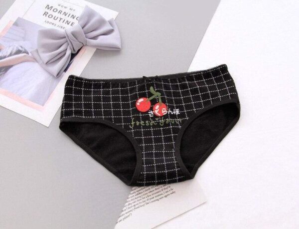 Kinky Cloth 351 Black / L Fruit Cotton Panties