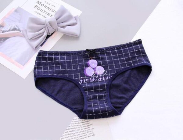 Kinky Cloth 351 Navy / L Fruit Cotton Panties