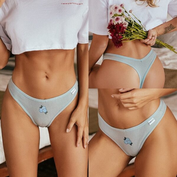 Kinky Cloth Fruit Embroidery Panties