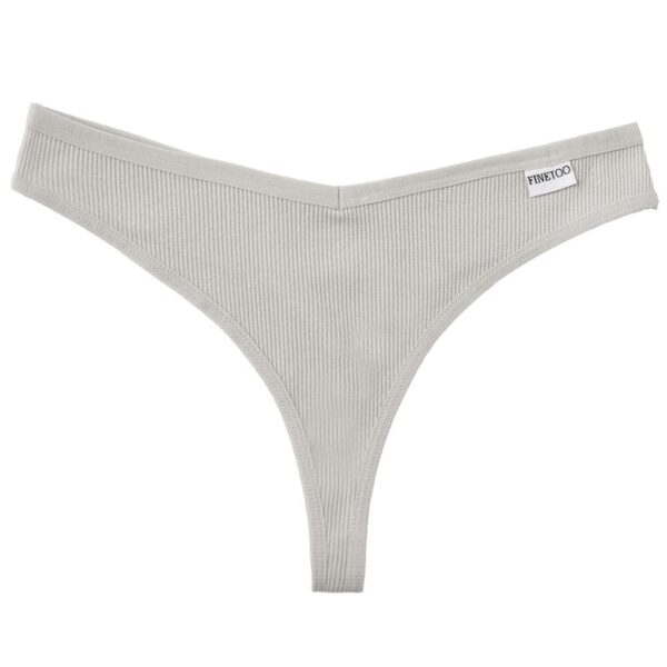 Kinky Cloth Solid Light Khaki / M Fruit Embroidery Panties