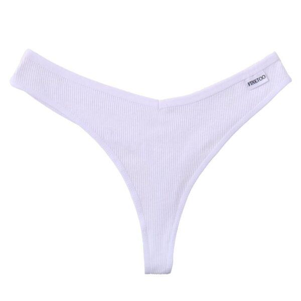 Kinky Cloth Solid White / M / Fast Shipping Fruit Embroidery Panties