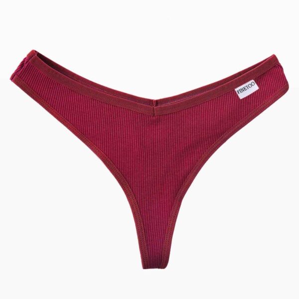 Kinky Cloth Solid Wine red / M Fruit Embroidery Panties