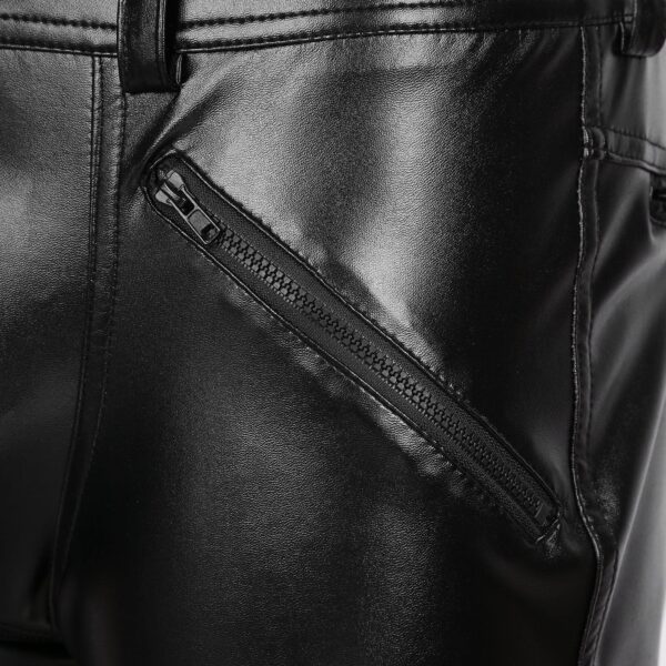 Kinky Cloth Full Zipper Moto Shorts