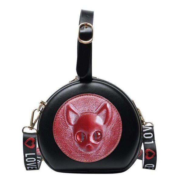 Kinky Cloth 100002856 Black-Style 4 Funny Eyes Clutch Crossbody Bag