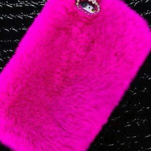 Kinky Cloth phone case iPhone 6 / Hot Pink Furry Phone Case