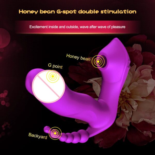 Kinky Cloth G Spot Sucker Vibrating Dildo