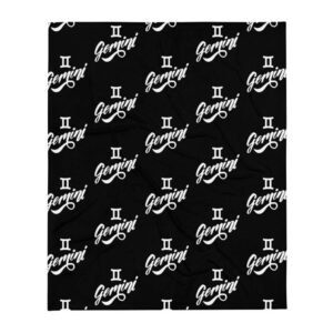 Kinky Cloth Gemini Throw Blanket