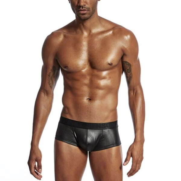 Kinky Cloth Glossy Bulge Pouch Boxer Briefs