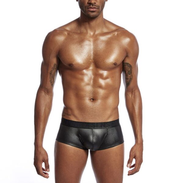 Kinky Cloth Glossy Bulge Pouch Boxer Briefs