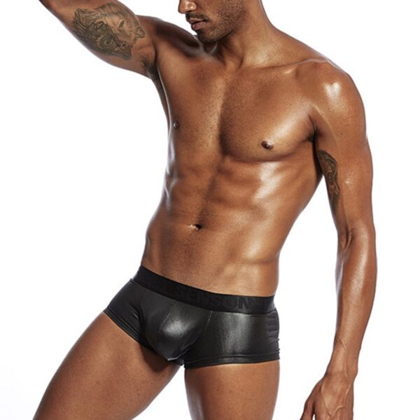 Kinky Cloth Glossy Bulge Pouch Boxer Briefs