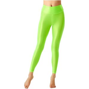 Kinky Cloth Glossy Elastic Leggings Pants