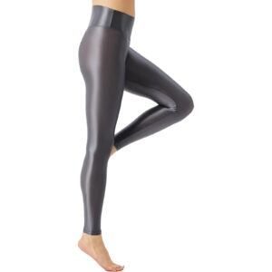 Kinky Cloth Glossy Elastic Leggings Pants