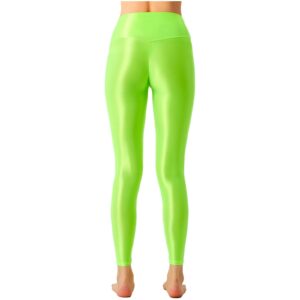 Kinky Cloth Glossy Elastic Leggings Pants