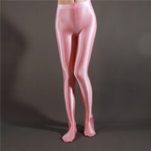 Kinky Cloth pink / M Glossy Opaque Shiny Leggings