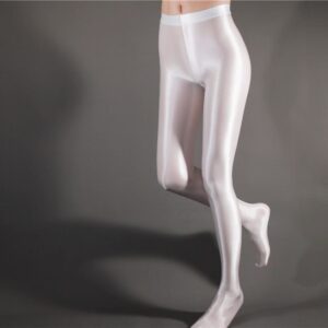 Kinky Cloth white / M Glossy Opaque Shiny Leggings