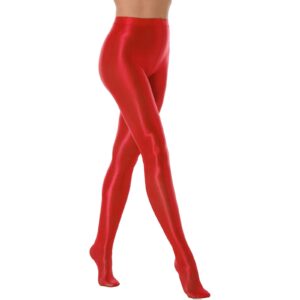 Kinky Cloth Burgundy / M Glossy Pantyhose Pants