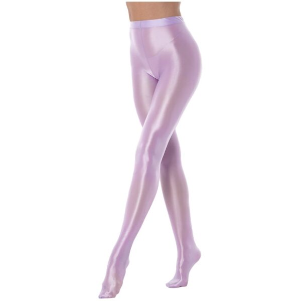 Kinky Cloth Light Purple / M Glossy Pantyhose Pants