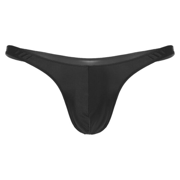 Kinky Cloth Black / M / 1pc Glossy Smooth Men's Thongs