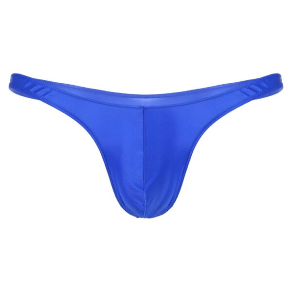 Kinky Cloth Blue / M / 1pc Glossy Smooth Men's Thongs