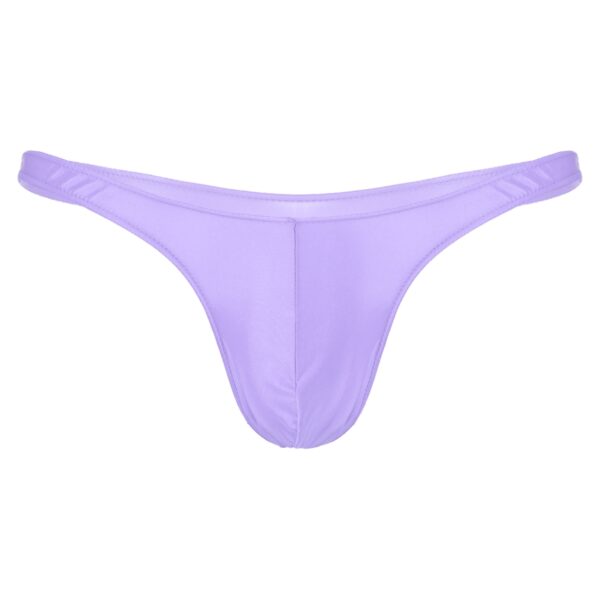 Kinky Cloth Purple / M / 1pc Glossy Smooth Men's Thongs