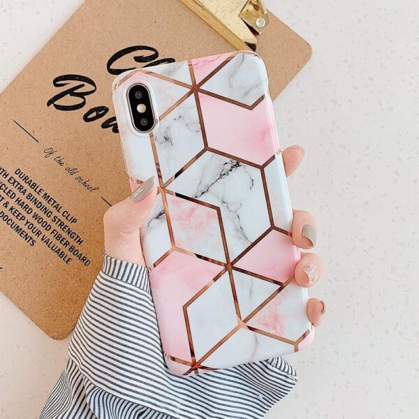 Kinky Cloth 380230 Gold Geometric Marble Phone iPhone Cases