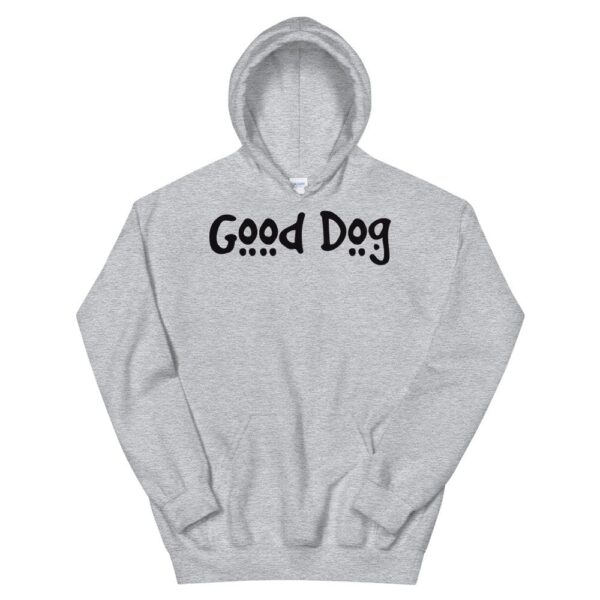 Kinky Cloth Sport Grey / S Good Dog Black Hoodie