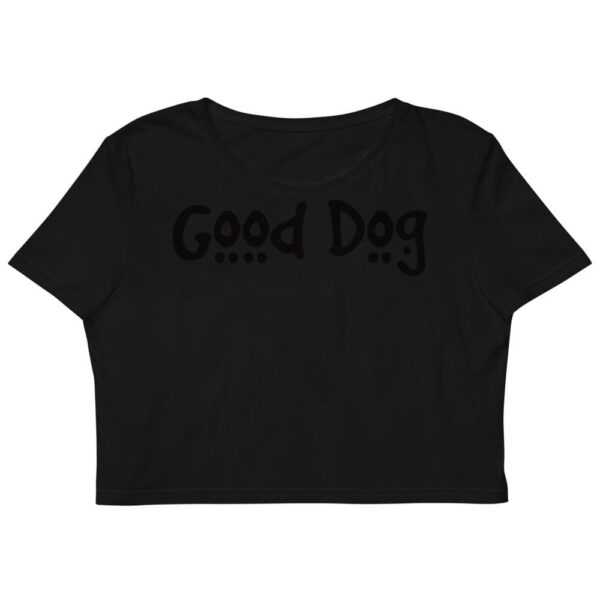 Kinky Cloth XS Good Dog Black Organic Crop Top